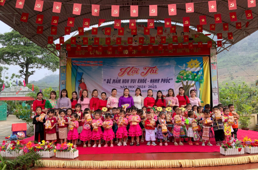  Hội thi “Bé Mầm non vui khoẻ hạnh phúc” năm học 2024-2025